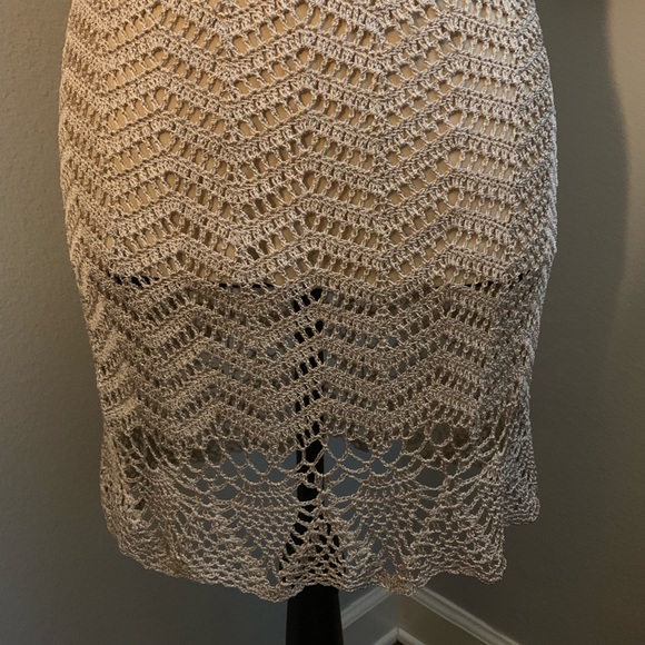 V Christina Boho Crochet Bodycon Mini Dress - Picture 5 of 8